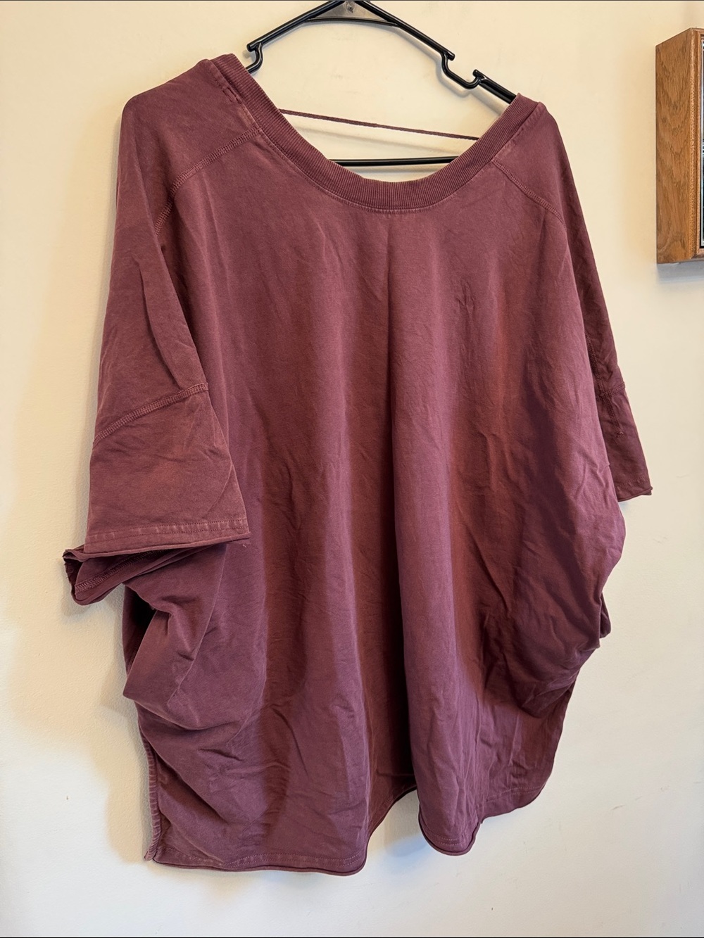 Free movement oversized Relaxed Fit Women's Top in Dusty Plum